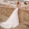 Gorgeous Wedding Dresses Vintage Bridal Gowns Lace Appliques Full Sleeves Robes For Formal Party Vestidos De Novia Customized 2