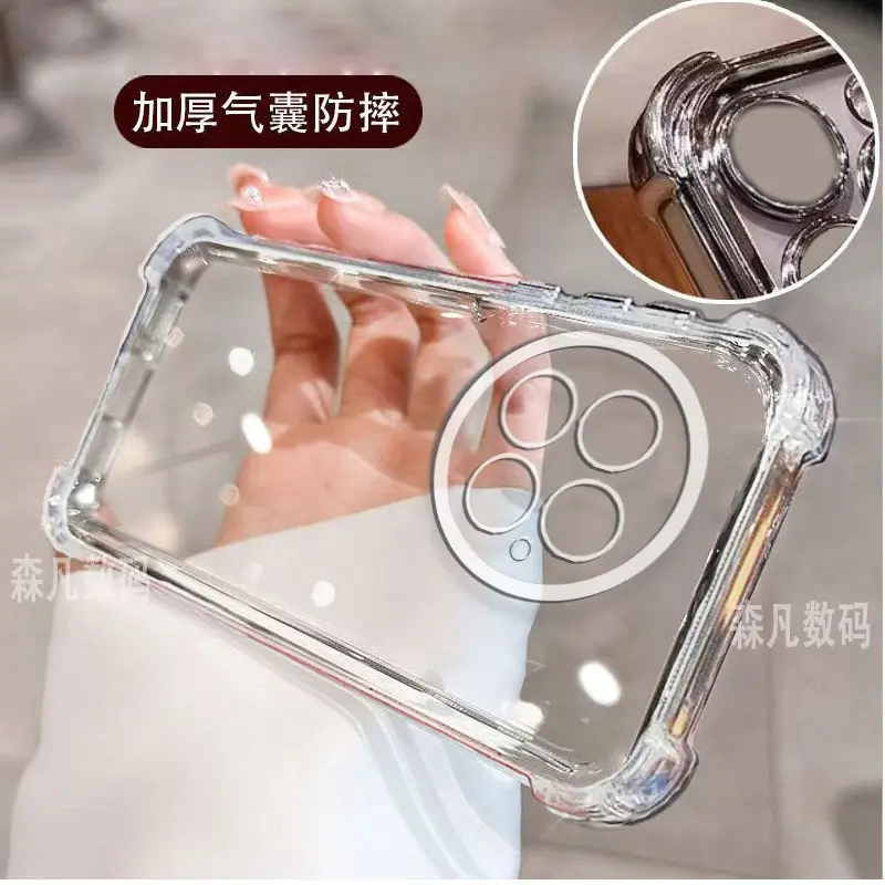 Luxury Transparent Electroplating Ultra-Thin TPU Back Cover Bumper Case