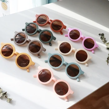 Cute baby sunglasses, children's sunglasses, baby's outdoor photography tool, sunglasses, hundred day photography props 1