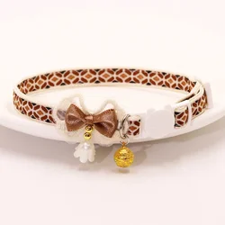 Charming Adjustable Pet Collars with Bells - Durable and Versatile Accessories (02)
