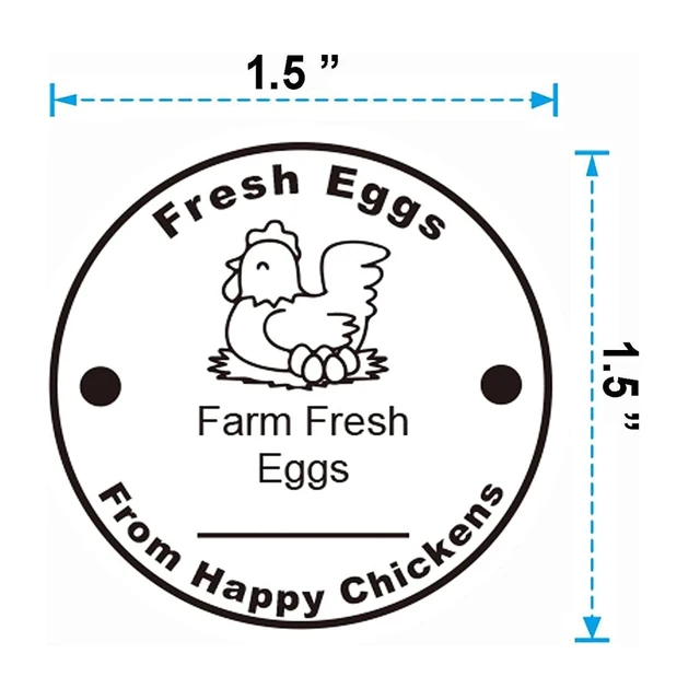 Homestead Farm Logo Egg Carton Stamp Label Farm Fresh Eggs 