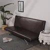 Pu Leather Sofa Bed Cover Without Armrest Slipcover Elastic Anti-dirty Folding All-inclusive Couch Cover Pet Furniture Protector 2