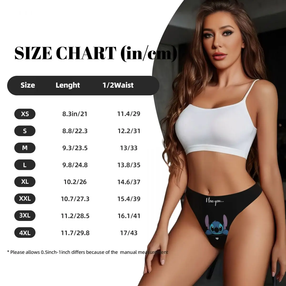 Cute Stitch G-string Underwear Womens Comfortable Stretch Cartoon Thong Panties women panties female underwear womens underwear