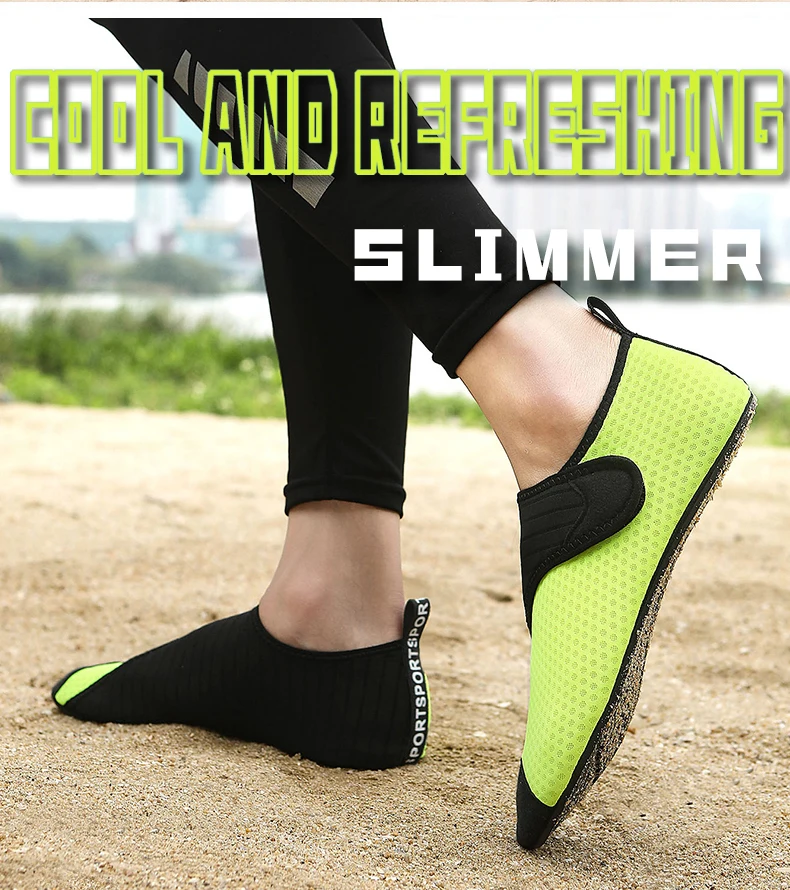 Description Picture 3 of itemDiving Shoes Women Aqua Shoes Men Beach Swimming Water Sport Socks Barefoot Sneaker Fitness Dance Swim Surfing Snorkeling Shoe