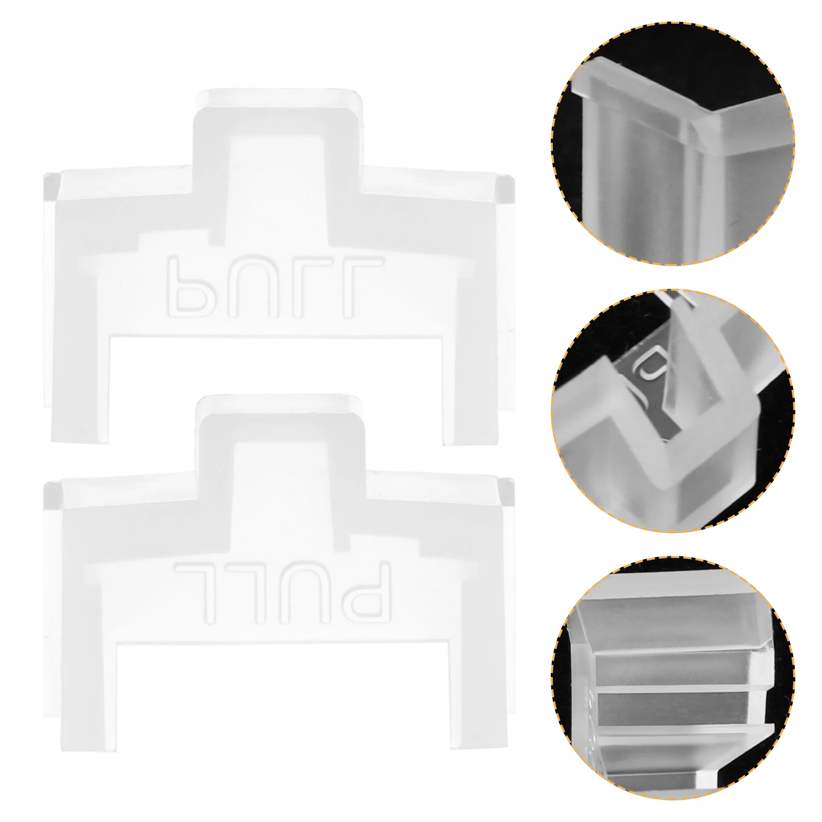 2 Pcs Protective Cover Record Needle Vinyl Records Turntables Protector Player Stylus Accessories Plastic Pickup for