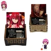 Black Wooden Delicate Elfen LIED Lilium Music Box, Anime Wind Up Kids Mechanical Toy Girlfriend Christmas New Year Souvenir Gift 1