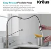Kitchen Combo Set with 33-inch 16 Gauge Undermount Kitchen Sink and Bolden 18-inch Pull-Down Commercial Style Kitchen Faucet 5
