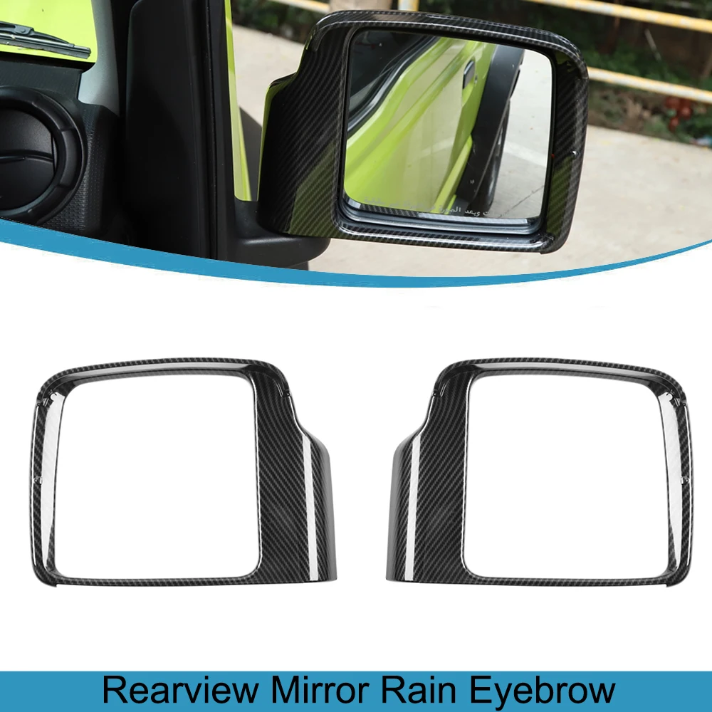 

Car Rearview Mirror Rain Eyebrow Decal Cover Sticker for Suzuki Jimny 2019 2020 2021 2022 2023 JB64 JB74 Auto Exterior Accessory