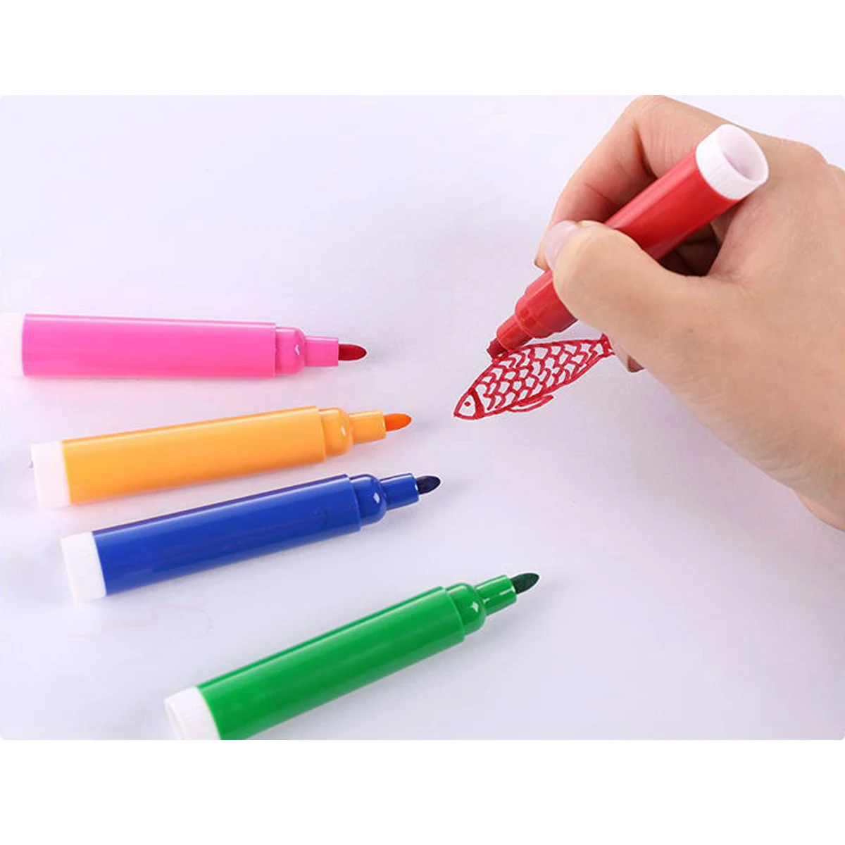 Set of 168 colored double marker pens colored pencils watercolor art markers