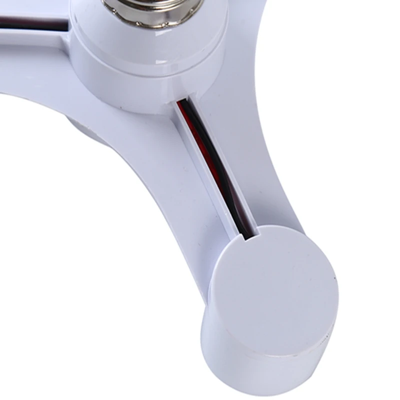 Description Picture 4 of itemE27 3 Head Light Adapter Splitter Converter Screw Induction Lamp Holder Bulb Base White Hardware Accessories
