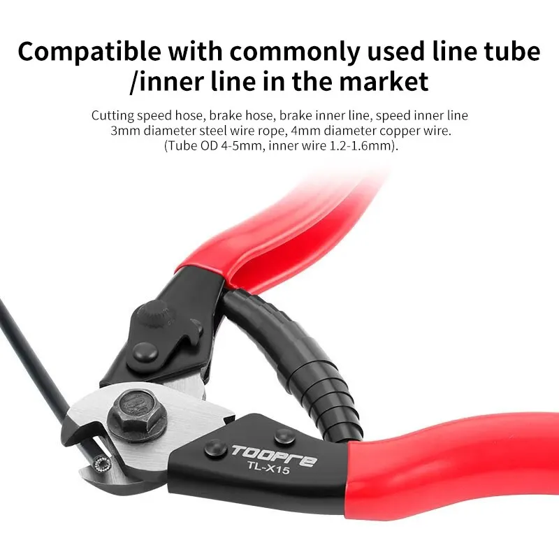 Bicycle Cutting Pliers TOOPRE Mountain Bike Line Pliers Brake Variable Speed Line Pipe Inner Wire Multi Functional
