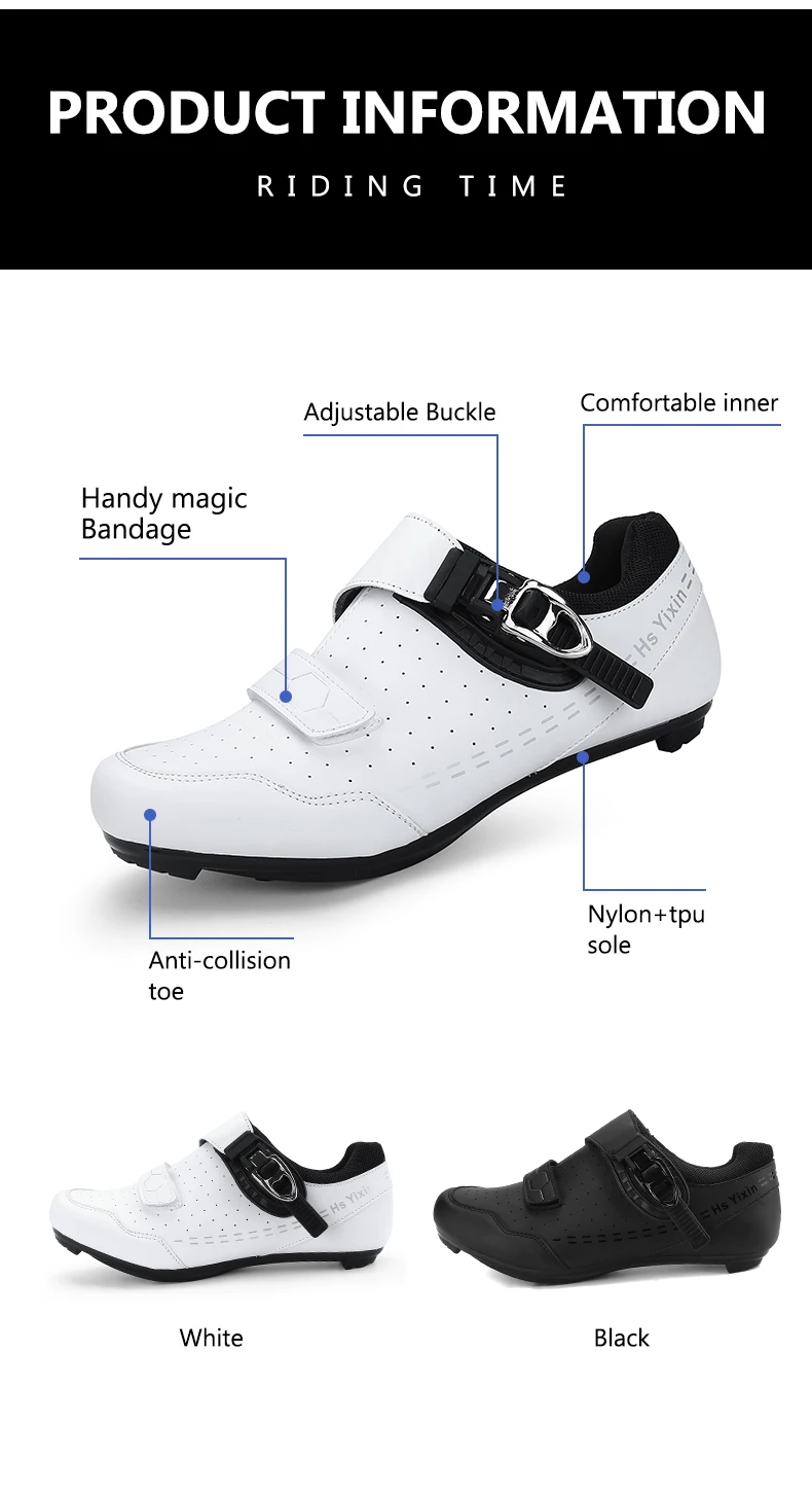 Grüne Rennradschuhe Herren Fahrradschuhe Schnelle Ratschenschnalle Kompatibel mit SPD System Pedal Outdoor Damen Rote Fahrradschuhe – Detail 32