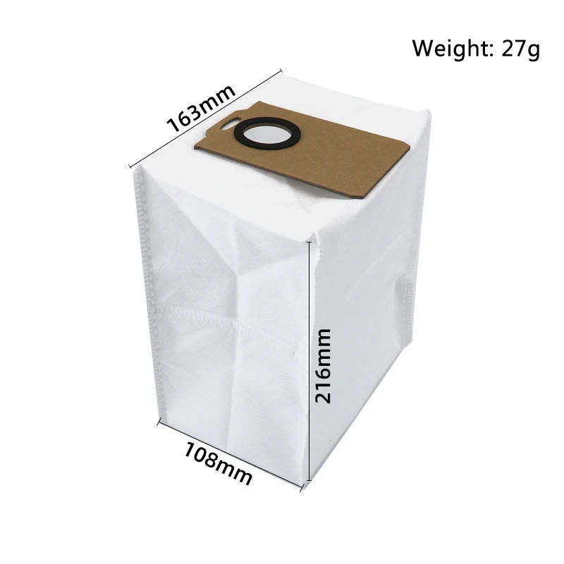 For MONSGA MS1 MAX / Proscenic Q8 MAX / Ultenic T10 Lite / Mova E20 Plus / Trouver E20 Pro Plus Vacuum Cleaner Dust Bag Parts - 5