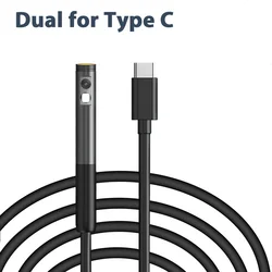 Enhanced Endoscope Inspection Camera for Waterproof Pipeline Borescope (Dual for Type C)