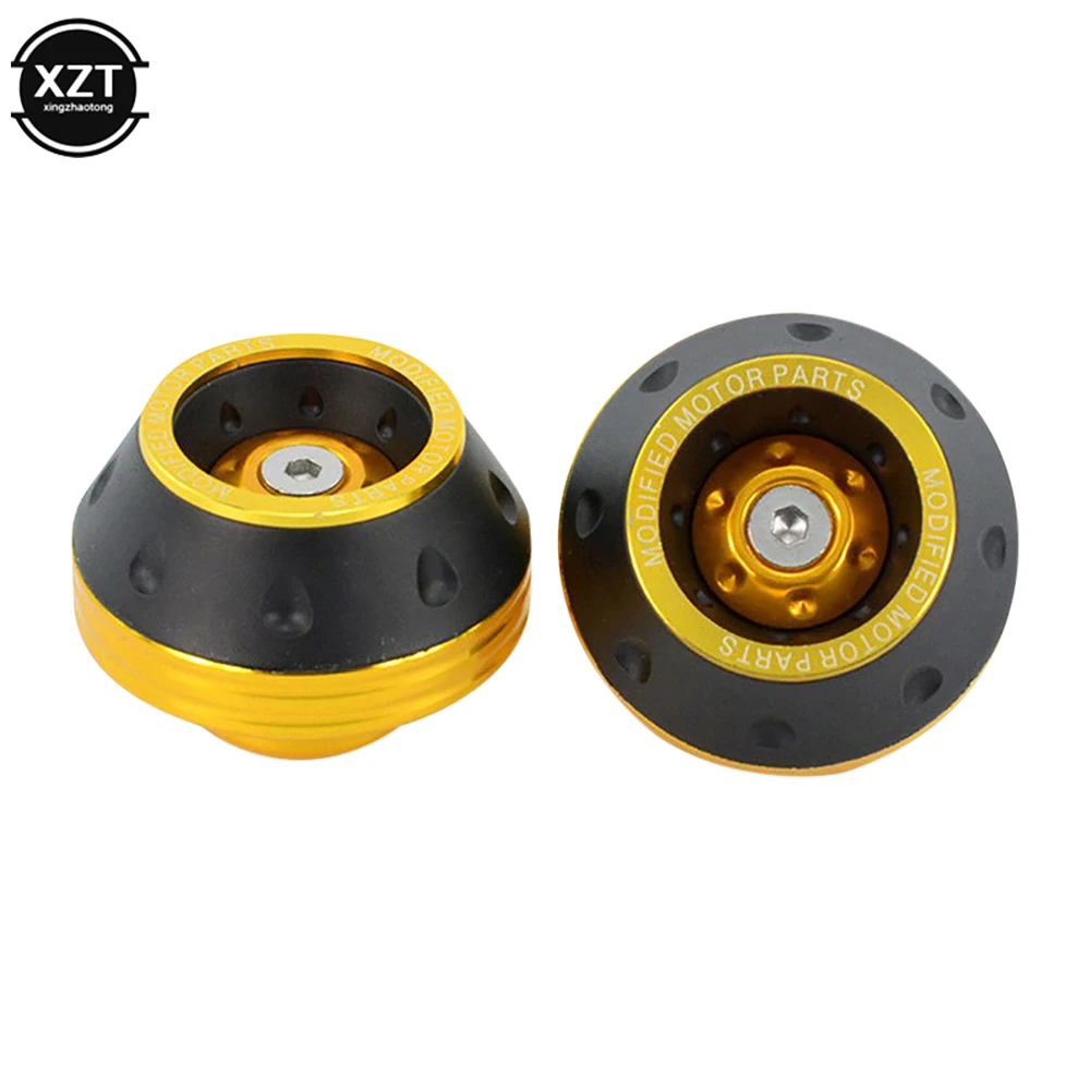 Motorcycle Scooter Crash Protector 2PCS Wheel Protection Pads Front Shock Absorber Cup Sliders for Honda BWS