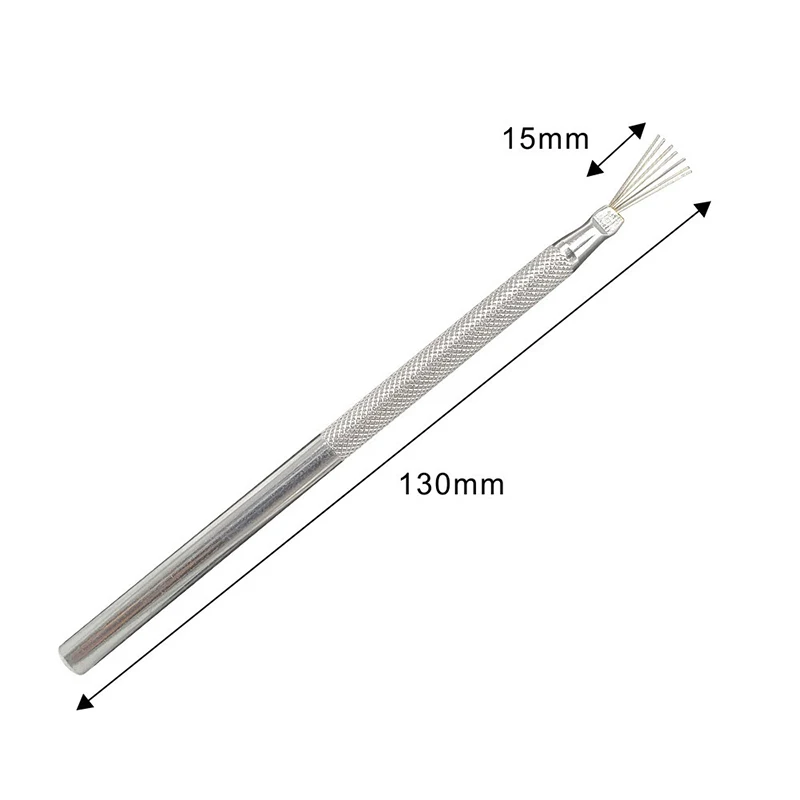 

7 Pin Feather Wire Texture Ceramics Tools Polymer Clay Sculpting Modeling Tool Pottery Texture Brush Tools Baking Tools