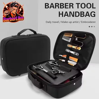 Borsa Porta Attrezzi da Barbiere, Borsa per Forbici, Valigetta per Cosmetici, Borsa Portatile per Trucchi, Borsa per Organizzare Prodotti di Bellezza e per Capelli