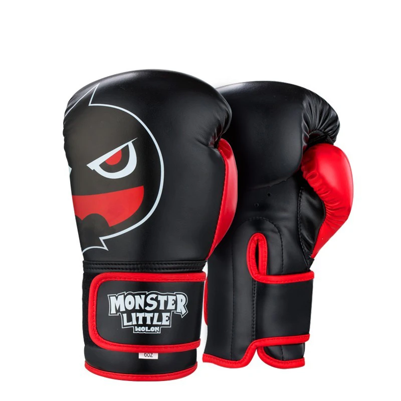 guantes de boxeo para niños pequeños, manoplas MMA Muay Thai, artes marciales bolsa de lucha, equipo de EO, 4/6OZ| | - AliExpress