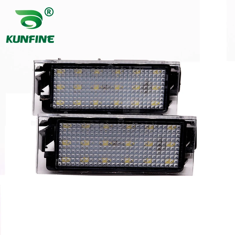 2pcsCarLEDNumberLicensePlateLightLEDLicenseLampforRenault
