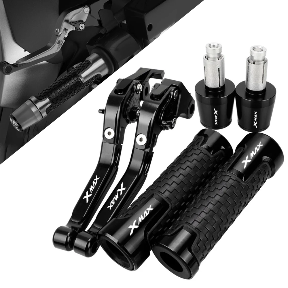 

For YAMAHA XMAX300 X-MAX XMAX 300 2017-2023 Motorcycle Accessories Extendable Adjustable Brake Clutch Levers Handlebar Grips End