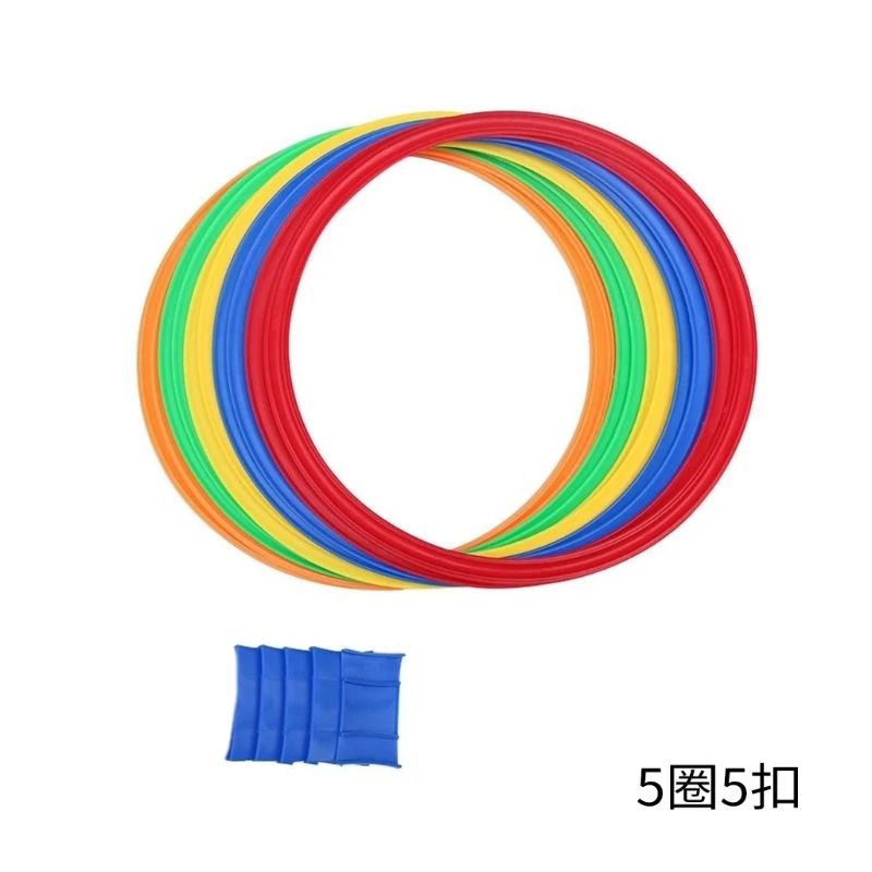 

Q0KB Interactive Jumping Hoop Set Indoor Sport Toy for Toddler Family Party Game Jump Rings Set Toddler Outdoor Sports Game