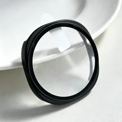 Premium Tempered Glass Screen Protector with PC Bumper Cover for Galaxy watch 8 40mm (Black 10)