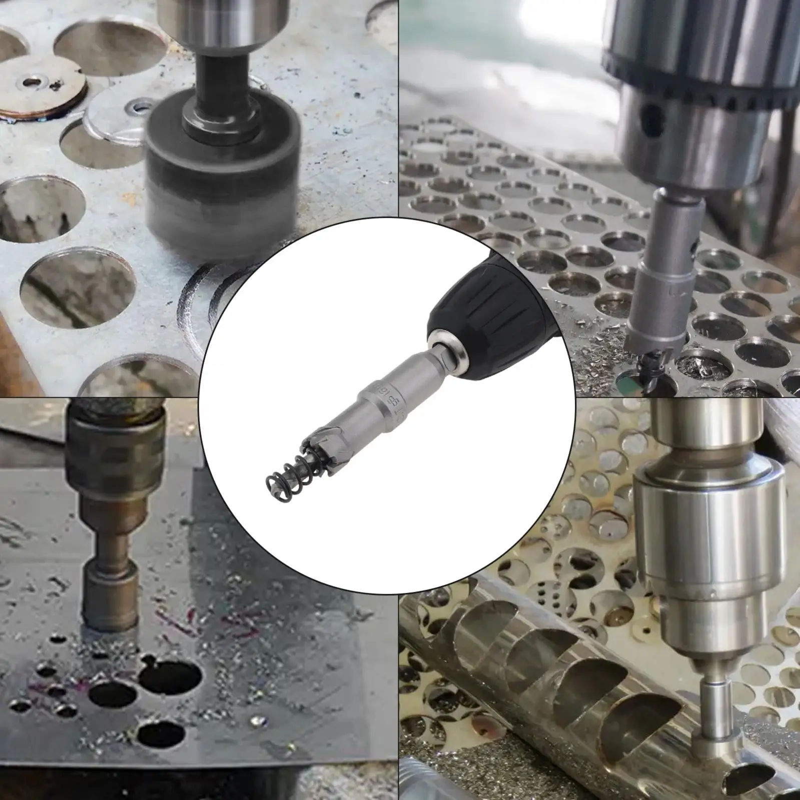 16/18/20/28mm TCT Carbide Hole Saw Heavy Duty Industrial Grade Hole Cutter for Stainless Steel/Aluminum Alloy Hole Drill