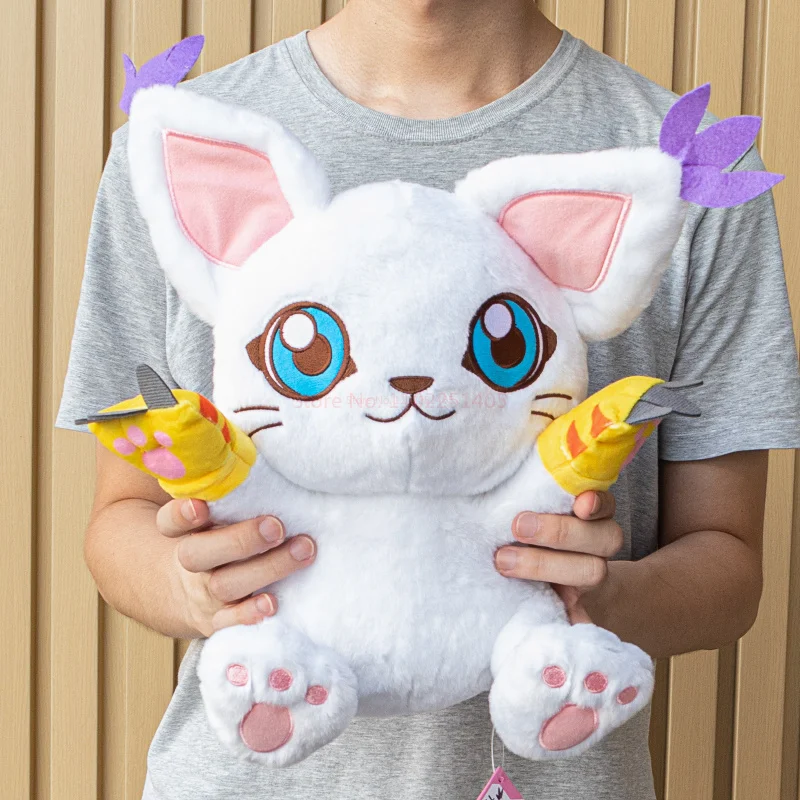 

Digimon Adventure Action Figure Plush Toy Patamon Tailmon Cartoon Stuffed Sitting Position Doll Soft Pillow Room Decor Kids Gift