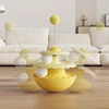 2-Tiers Self-Play Wobbler Toy for Cats: Dopamine Color Spinning Toys- Automatic Teaser for Indoor Fun & Boredom Relief 2