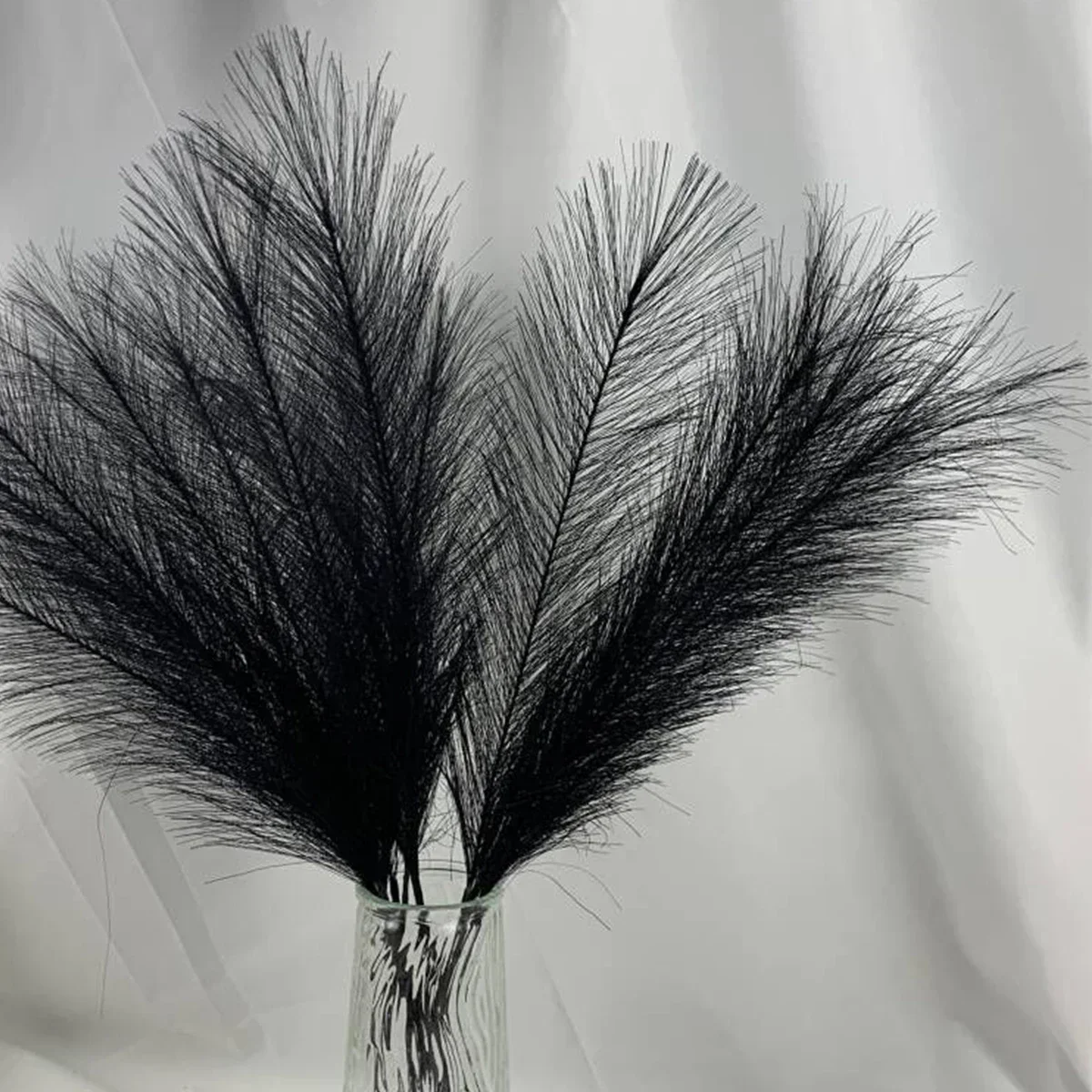 Artificial Flowers Fluffy Grass Decor for Wedding Boho Bouquet