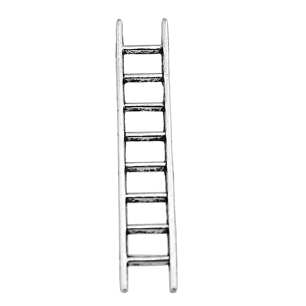 WYSIWYG 10pcs 51x10mm 3 색 골동품 골드 골동품 실버 색상 골동품 청동 사다리 펜던트 매력 보석 만들기위한