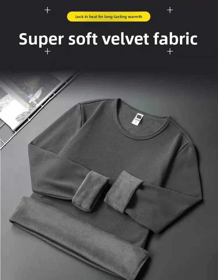 PlatiNum Fleece Lined T-Shirt Material Close-up