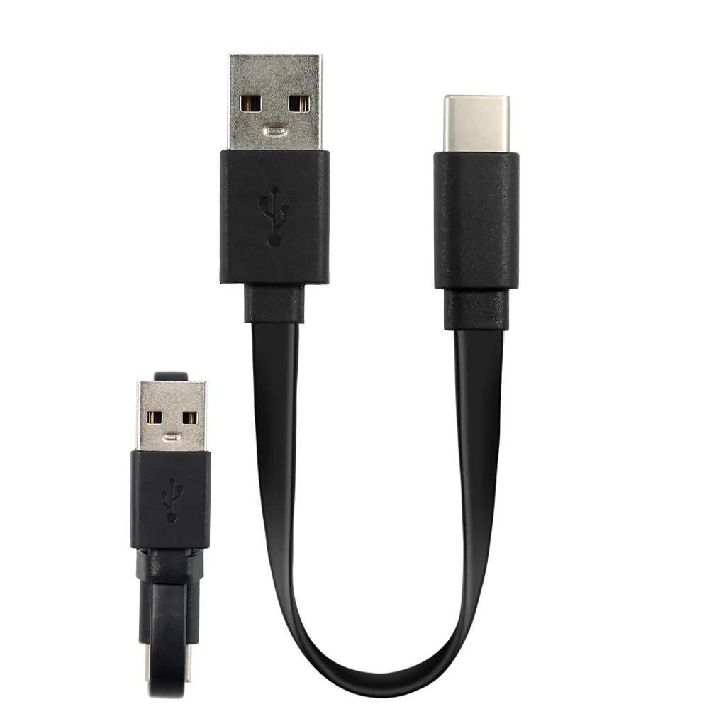 

2024 New 0.2m Short TPE Cable USB to Type C Micro USB Cable 2A Fast Charging Cord Charger for Samsung Huawei Xiaomi all Phones