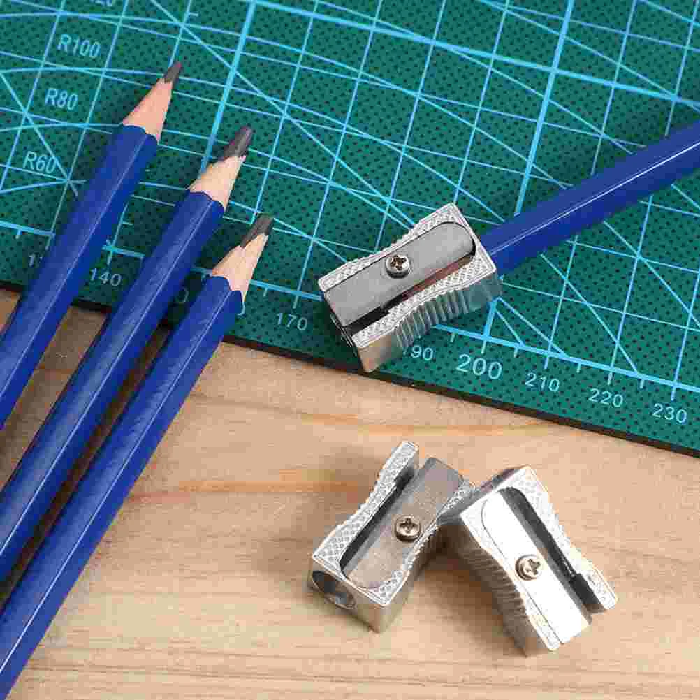 

8 Pcs Pencil Sharpener Metal Bulk Single Manual Sharpeners Reusable for Gifts Individual