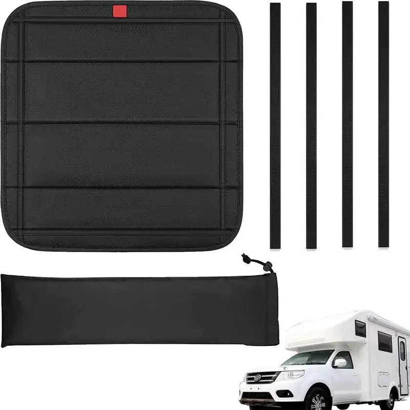RV Vents Skylight Insulator Cover Waterproof Blackout Covers Magnetic RV Sunshades Blackout Vents Cover Travel Accessories rv vents skylight insulator cover rvs window sunshades collapsible waterproof shade sun blackout covers