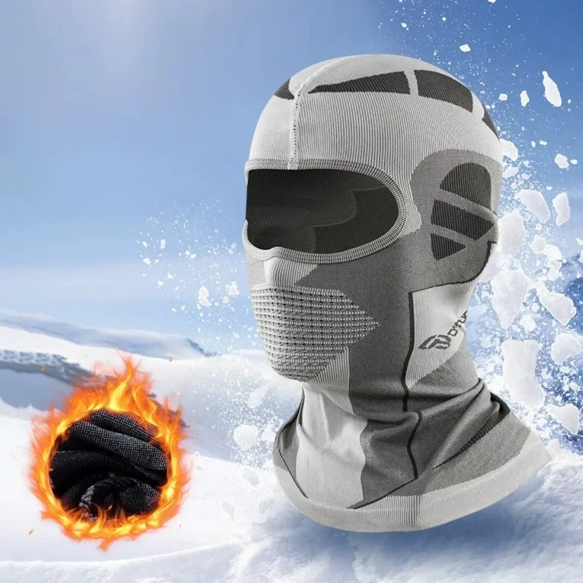 Winter Motorcycle Hood Man Women Neck Warmer Thermal Balaclava Snow Ski Mask Cycling Full Face Mask Bicycle Ski Helmet Covers 3