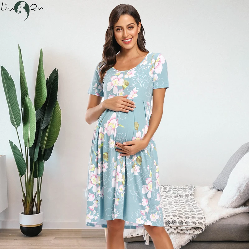 floral pregnancy dress