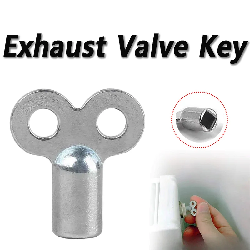 Zinc Alloy Radiator Exhaust Valve Key for Standard Heating Valves