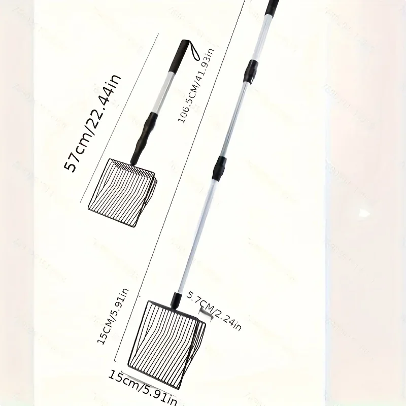 Retractable Chicken Coop Rake And Cat Litter Scoop Garden Tool_voghion.com