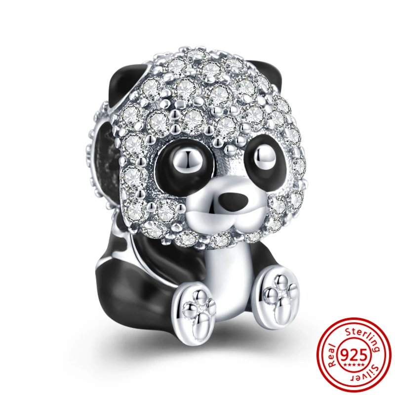 Fit Original Pandora Charms Bracelet Women Europe Jewelry Accessories New 925 Sterling Silver Mask Bear Panda Cute Fashion Beads