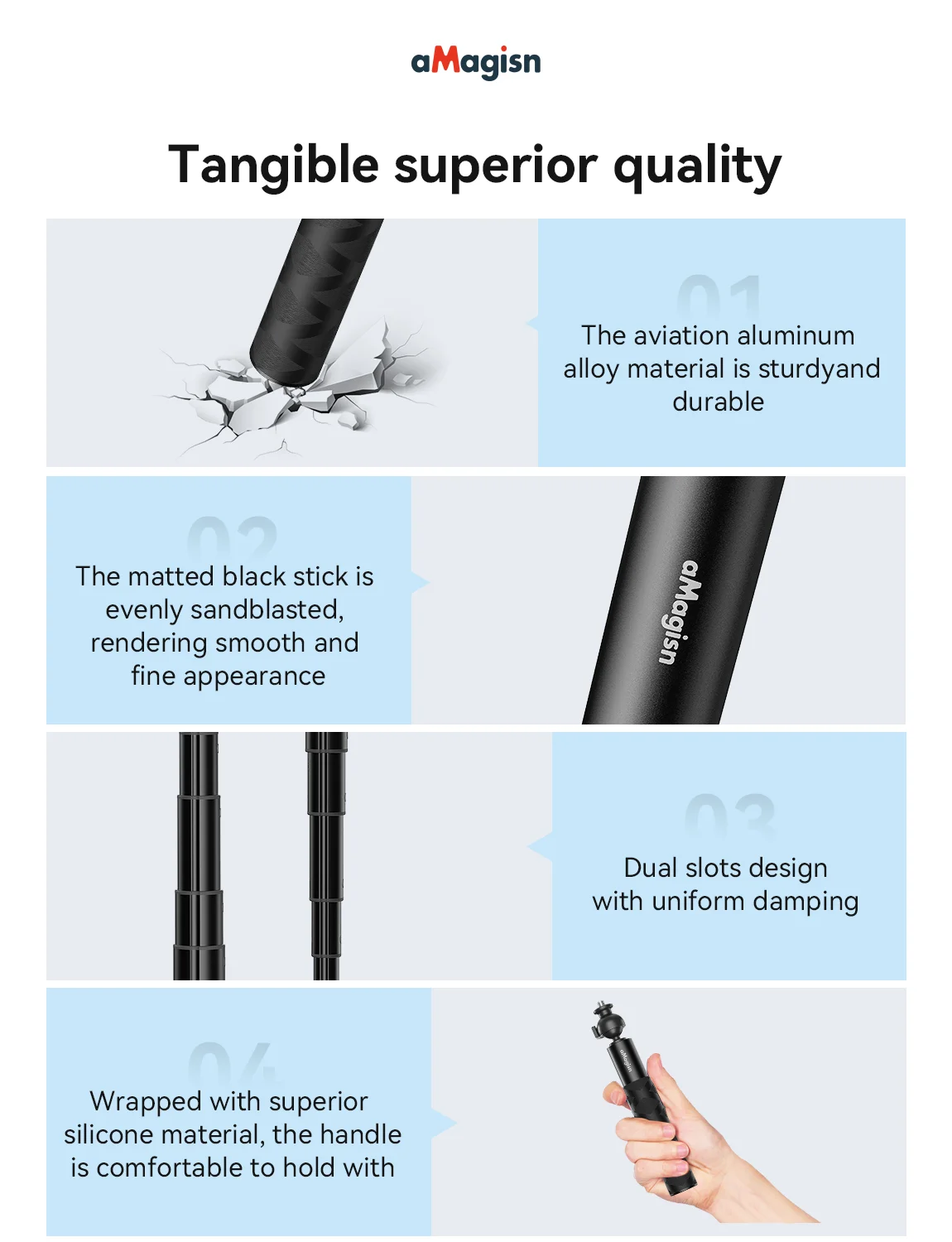 aMagisn Extendable Selfie Stick 70CM 120CM with 360&deg; Ball Head for Insta360 Ace Pro 2 X4 X3 Gopro Hero 13 12 DJI Action 5 pro selfie stick tripod selfie stick sports camera selfie stick cell phone selfie stick smartphone selfie stick