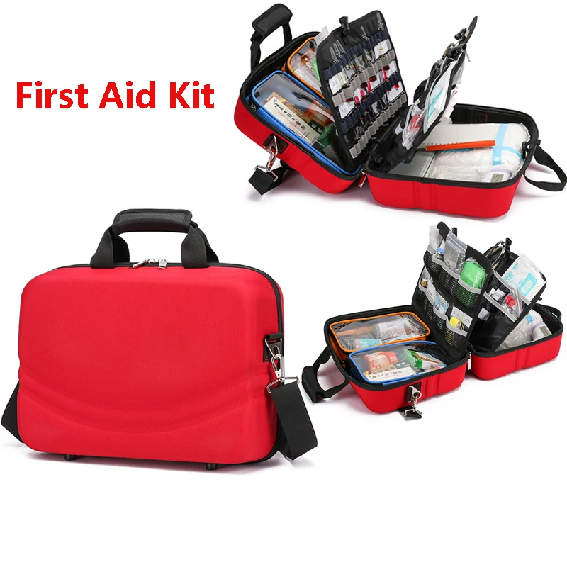 Arzt Besuch Bag First Aid Kit für Auto Überleben Kit Camping Wasserdichte Multifunktionale Medizinische Zubehör Taktische Verband – Detail 1
