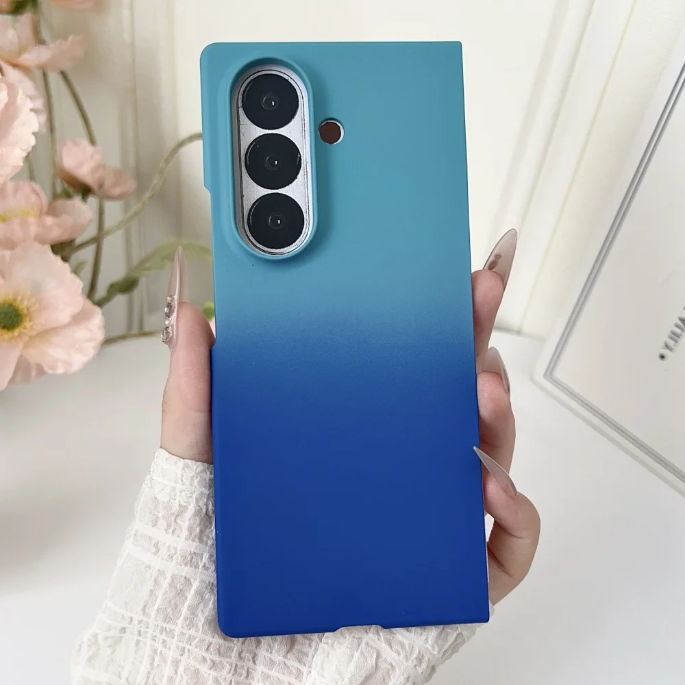 Ultra-Thin Gradient Shockproof Protective Case - Hard PC Cover for Samsung Galaxy Z Fold Series