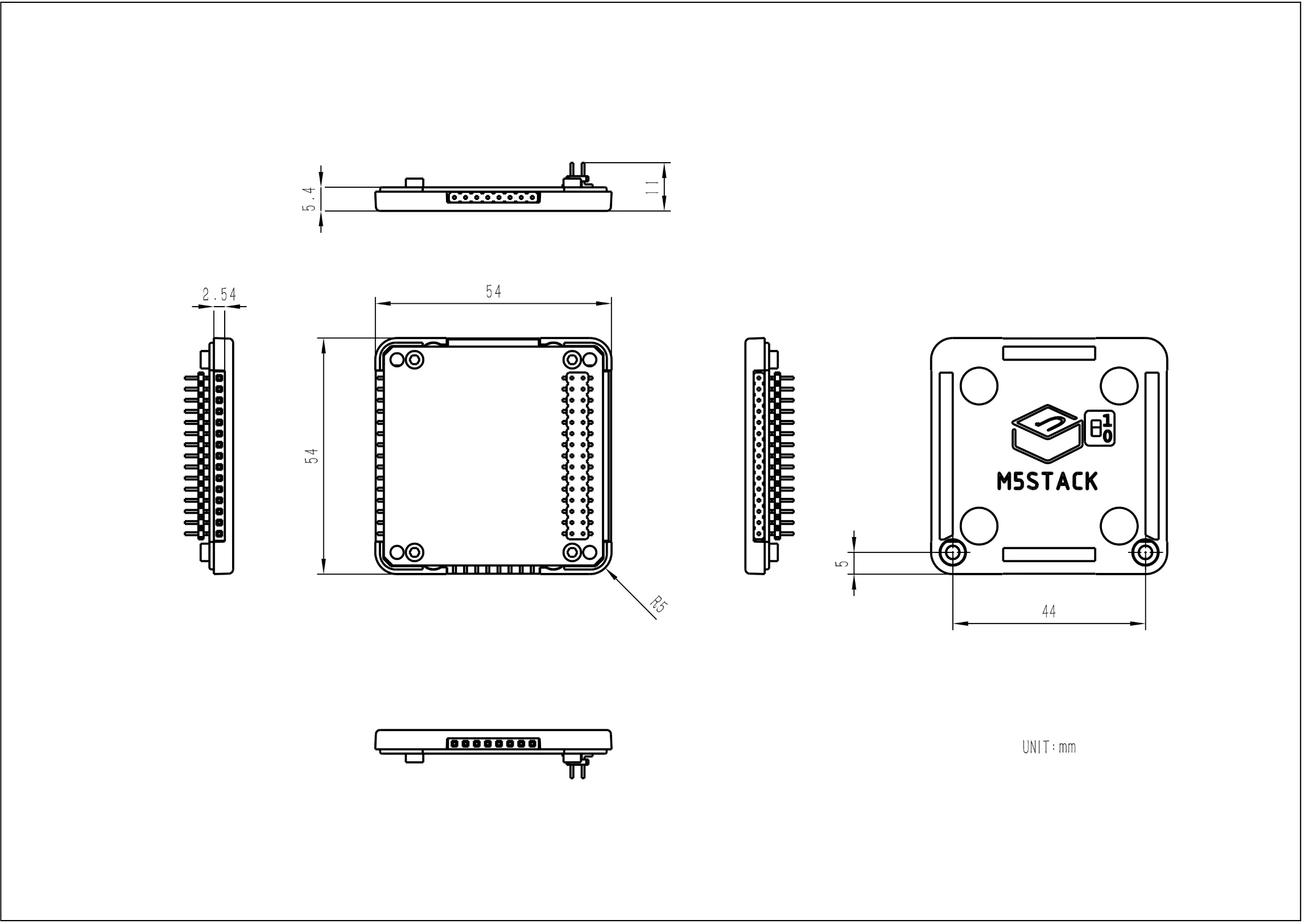 Official Battery Bottom 110mAh for Basic Core V1.1