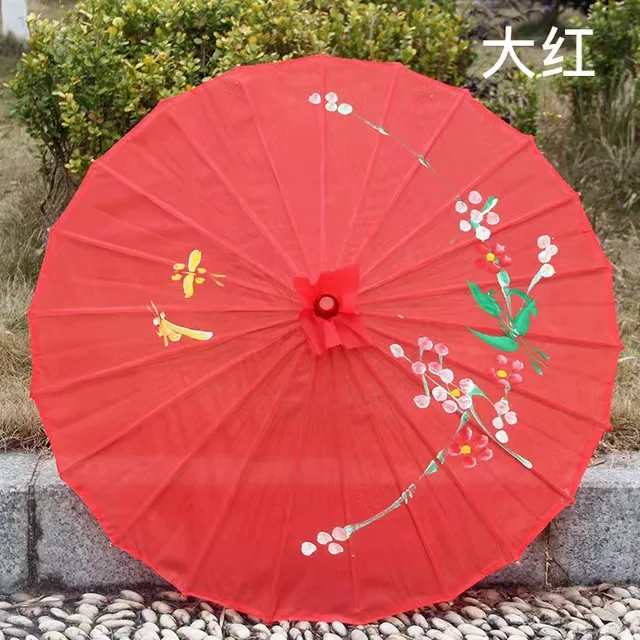 10pcsChinese sztuka bambusowe oprawki jedwabny Parasol zdjęcie ślubne Parasol rekwizyty taneczne jedwab, w stylu Vintage Parasol rekwizyty taneczne ślubny dom Dec