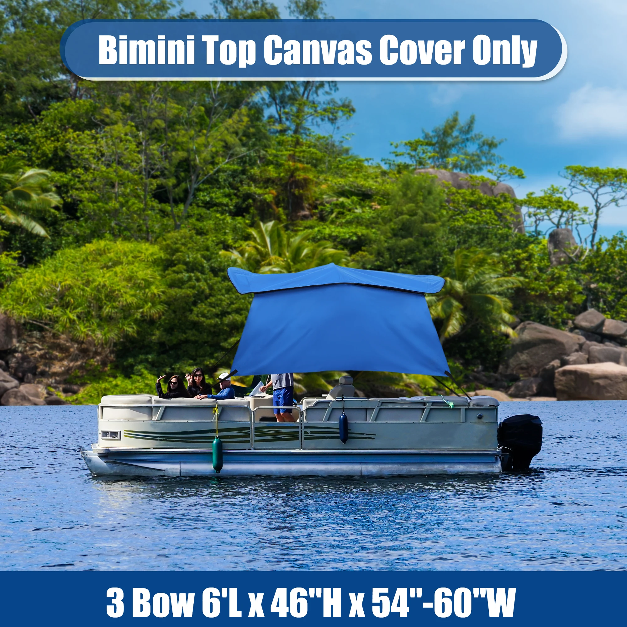 Pontoon Bimini Top Fabric Only