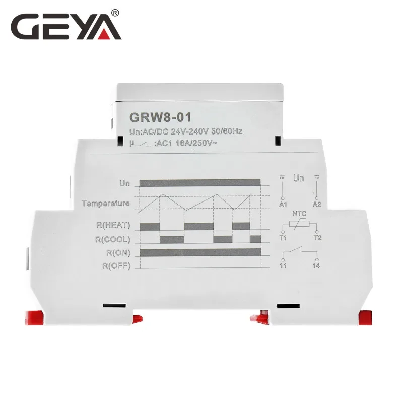 GEYA GRW8-01/02 Din  µ ͸  16A    AC/DC24-240V  