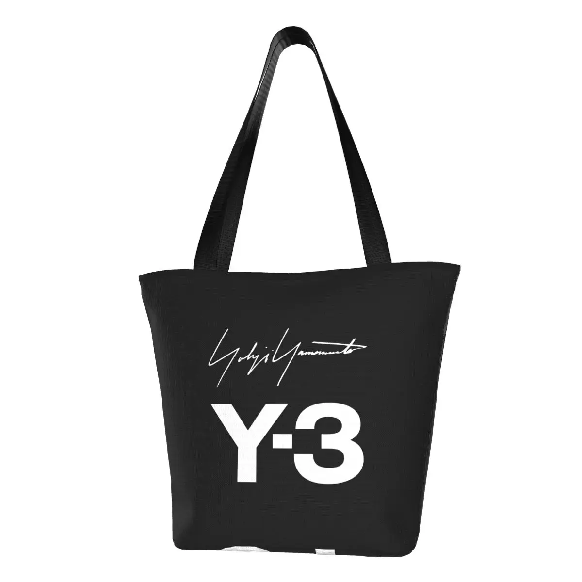 

Cute Print Yohji Yamamoto Shopping Tote Bag Portable Canvas Shopper Shoulder Handbag