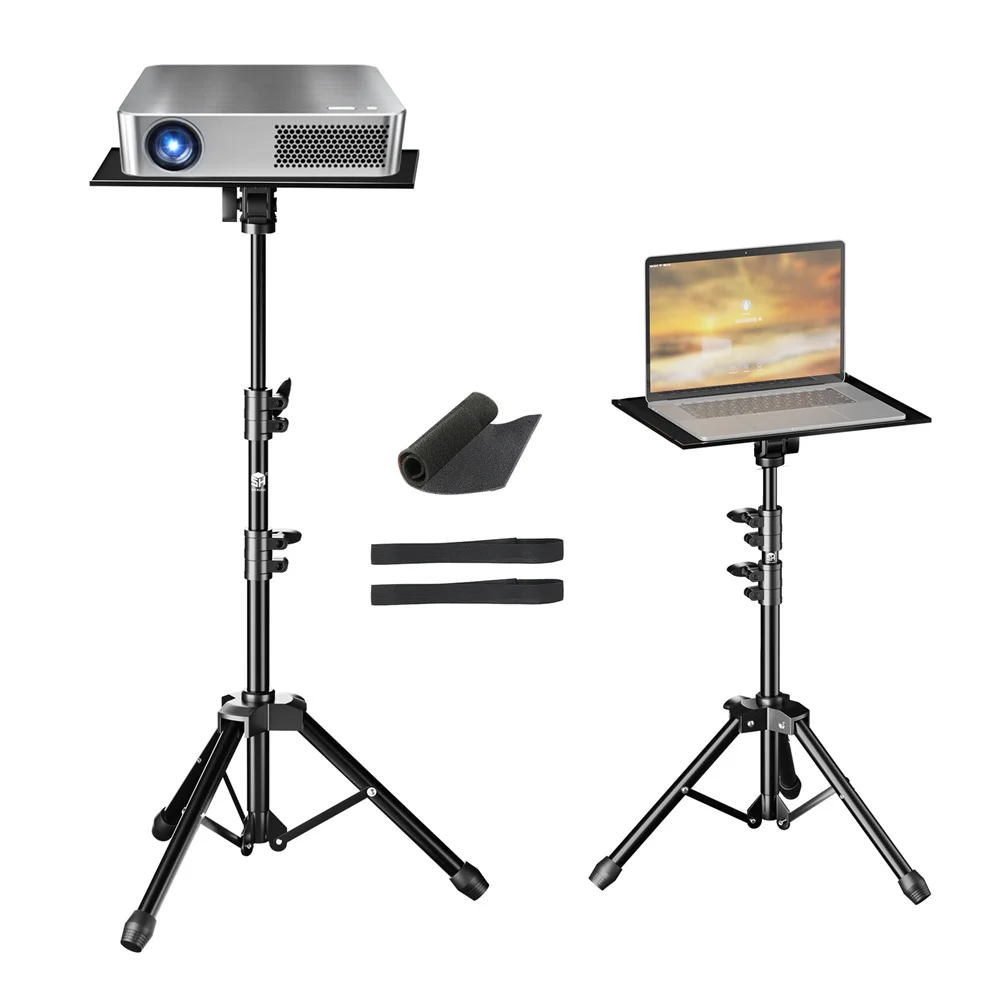 Soporte De Bandeja Para Proyector O Portátil – Compatible Con Trípodes 1/4-3/8 Y Cabezas Arca Swiss