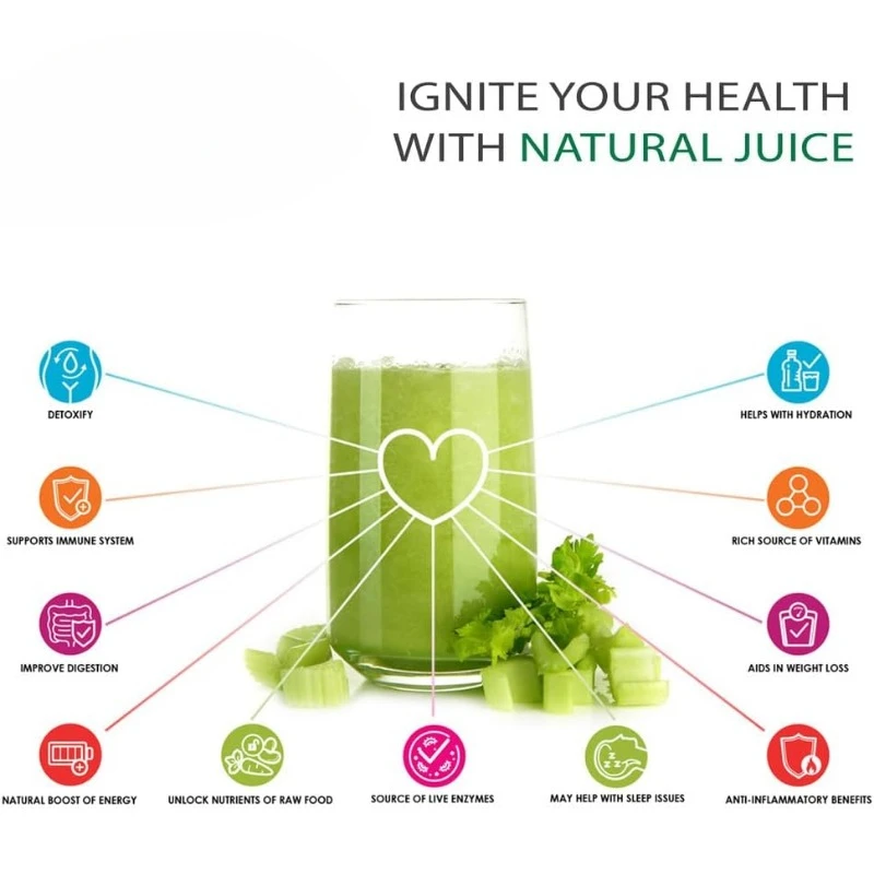 Cold Press Slow Juicer Masticating Juicer, Cold Press Juicer Machine for Celery with Adjustable Dial,Easy To Clean